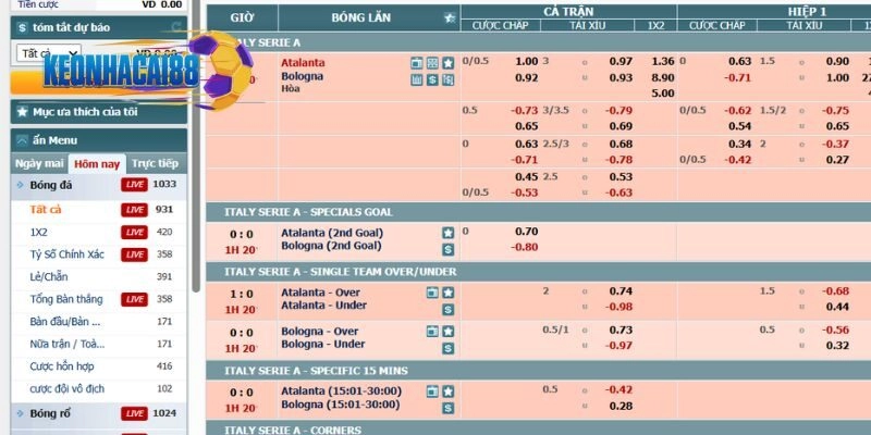 Sân chơi cực nổi tiếng với sản phẩm cá cược thể thao